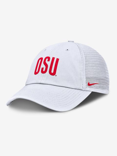 Nike Ohio State Primetime Campus Club Men's Nike College Trucker Adjustable Hat