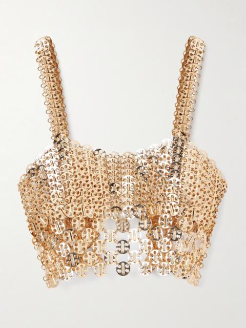 rabanne Cropped Chainmail Tank