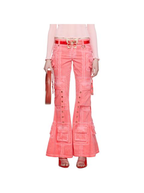 SSENSE Exclusive Pink Trousers