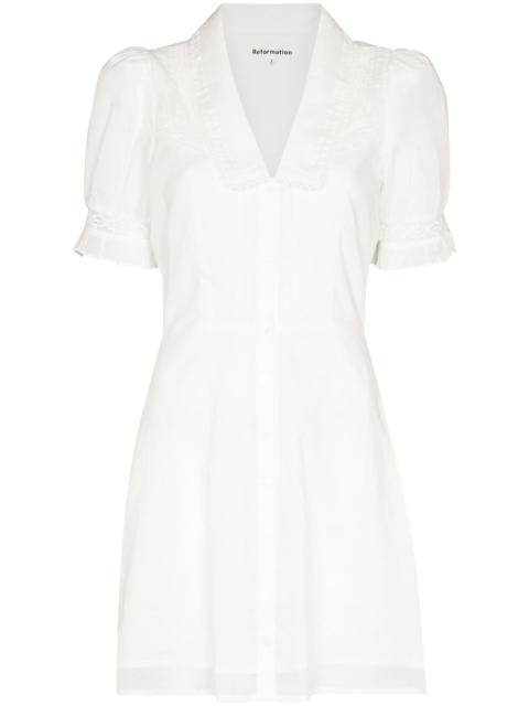 Reformation Jack peter-pan neck dress