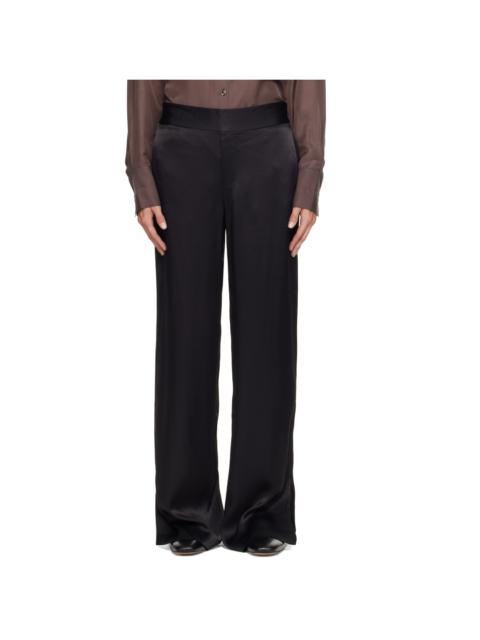 LISA YANG Black Straight Leg Trousers