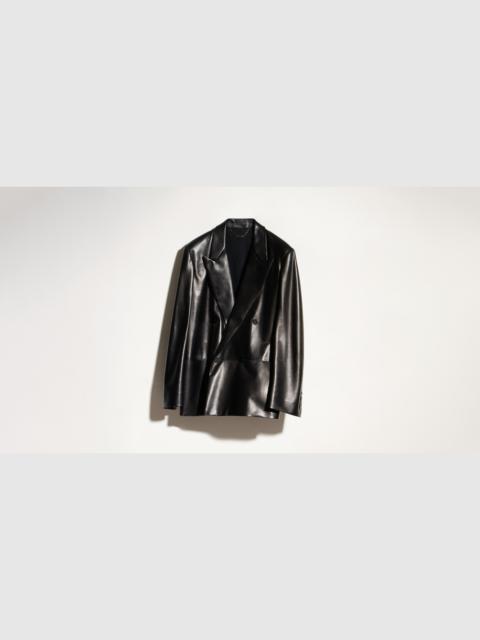 GUCCI Soft nappa double-breasted jacket