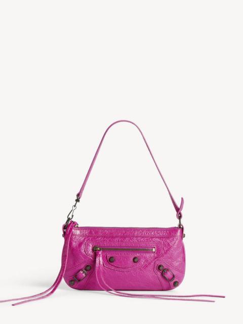 BALENCIAGA Women's Le City Pouch On Strap in Azalee