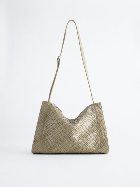 & Other Stories Braided Leather Crossbody Bag
