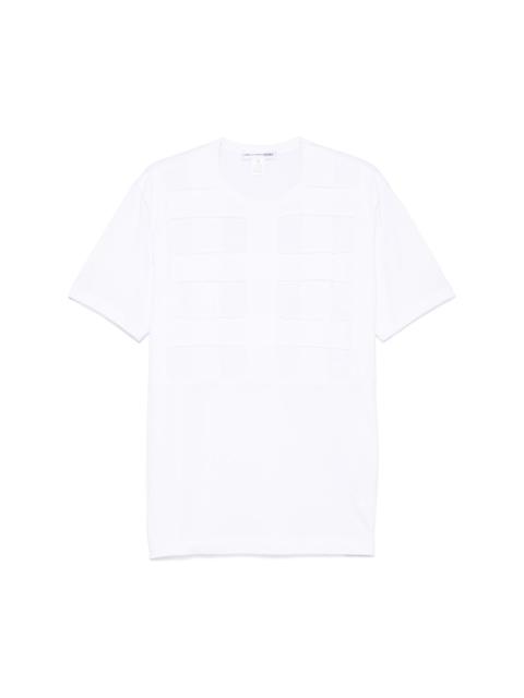 frayed-trim T-shirt