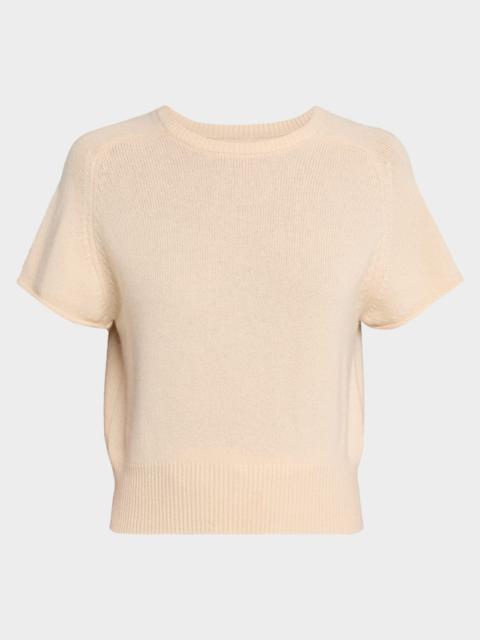SABLYN Cashmere Short-Sleeve Sweater