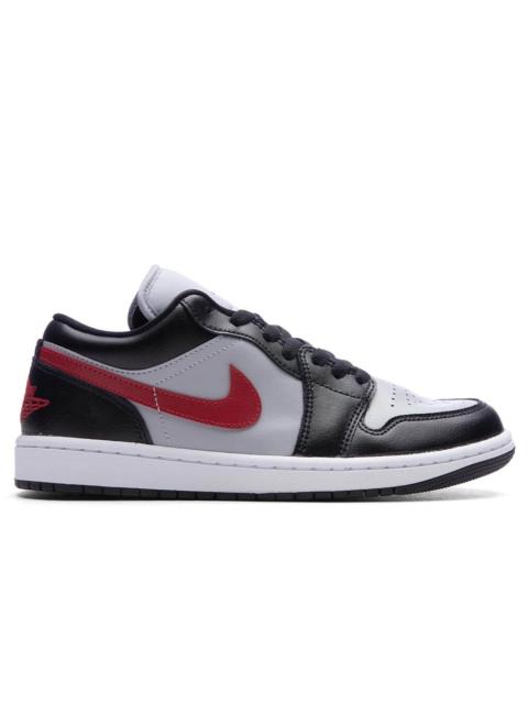 Jordan AIR JORDAN 1 LOW WOMEN'S - WOLF GREY/GYM RED/BLACK