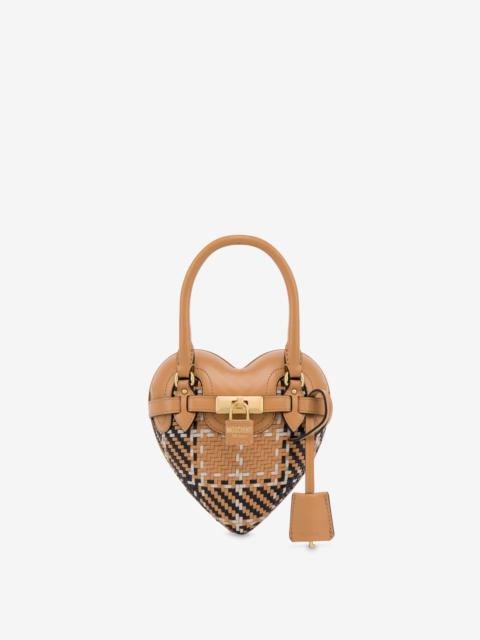 Moschino CHECK MOSCHINO HEARTBEAT BAG