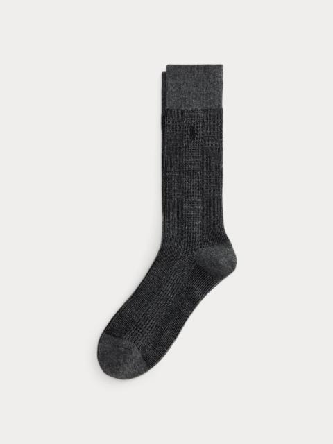 Polo Ralph Lauren Glen Plaid Wool-Blend Trouser Socks