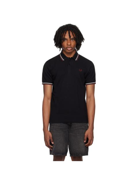 Fred Perry Black M12 Polo