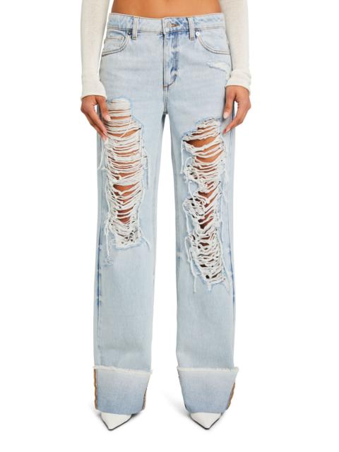 RETROFÊTE MARGOT CUFFED DISTRESSED JEAN