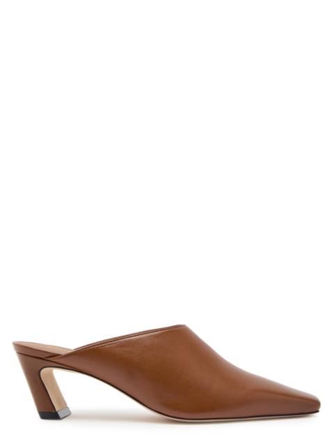 Stuart Weitzman Stuart Weitzman Stassi 50 Leather Mules