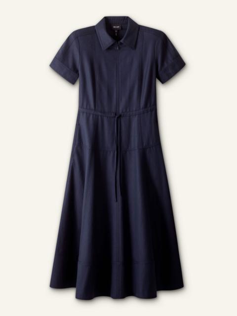 ME+EM Drawstring Midi Dress