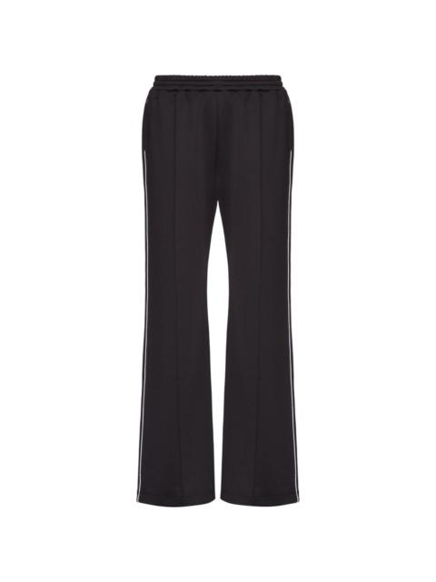 piped-trim detail track pants