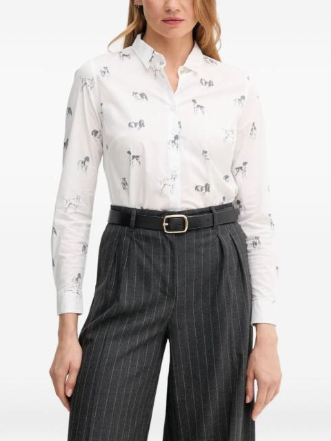 Barbour dog-print shirt