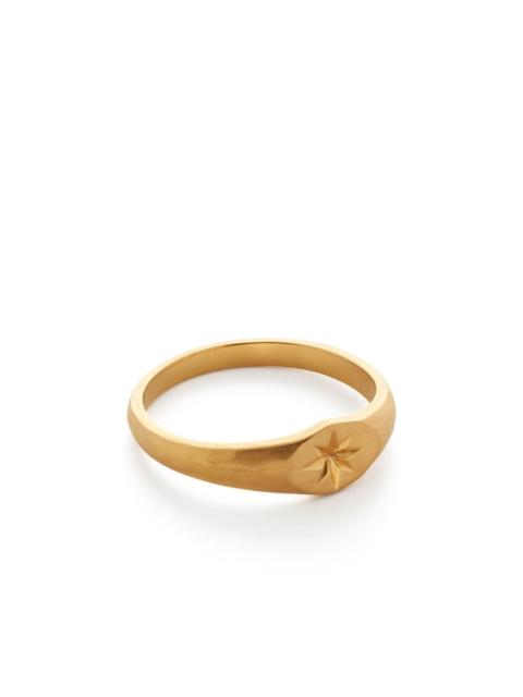MONICA VINADER Guiding Star signet ring