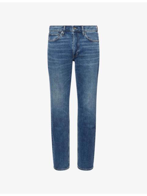 rag & bone Fit 2 Authentic Tapered-Leg Stretch-Denim Jeans
