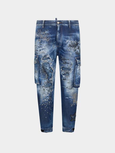 DSQUARED2 DENIM CARGO PANTS