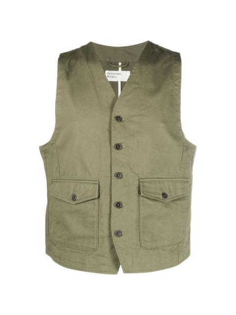 Field cotton twill waistcoat
