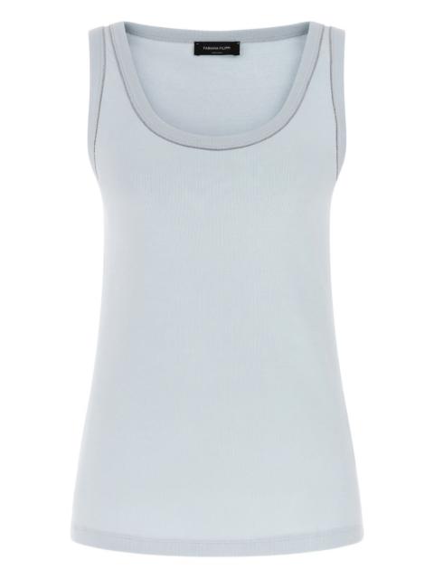 FABIANA FILIPPI jewel-detail round-neck top