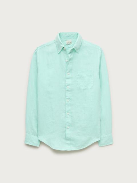 J.CREW Washed linen shirt with point collar