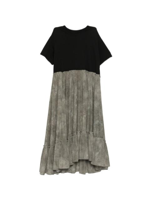 Y's pleated ruffled dress