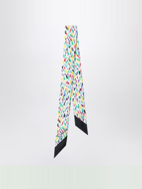 Valentino Silk bandeau scarf with multicolor print