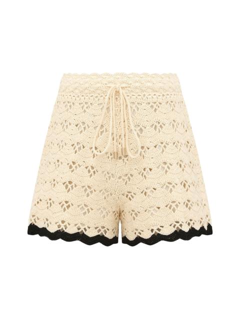 Zimmermann ASTER CROCHET SHORT
