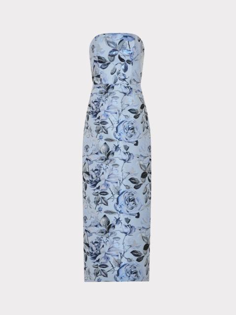 MILLY Ella Jacquard Maxi Dress