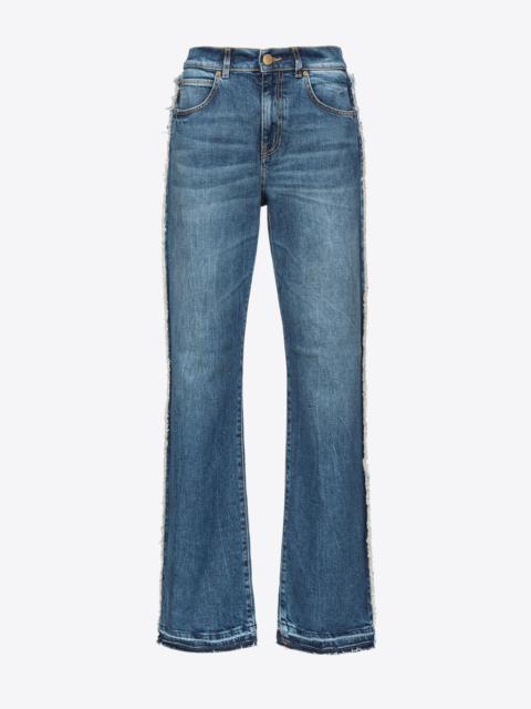 WIDE-LEG JEANS WITH CUT-OUT