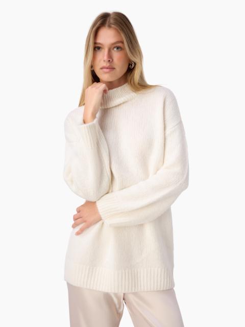 CAMI NYC CATHERINE CASHMERE BLEND SWEATER MACADAMIA