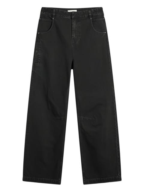 entire studios button-fastening jeans