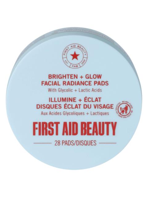 First Aid Beauty Brighten + Glow Facial Radiance Pads with Glycolic + Lactic Acids