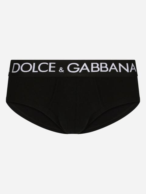 Dolce & Gabbana Two-pack cotton jersey Brando briefs