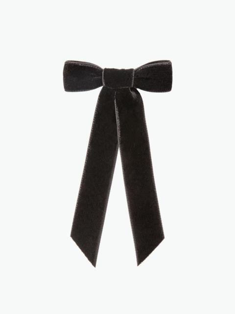 Jennifer Behr Velvet Bow Barrette