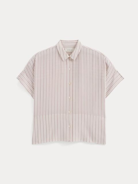 EVERLANE THE BOXY SHIRT IN WASHABLE SILK