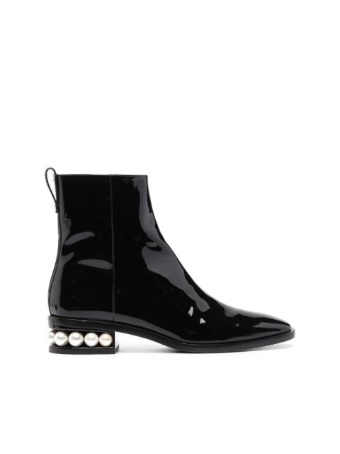 Nicholas Kirkwood Black Void 105 PVC Ankle Boots - Farfetch