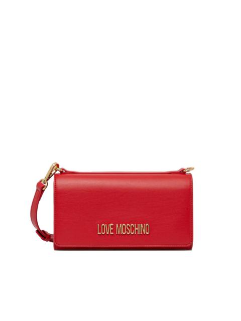 Moschino logo-lettering cross body bag