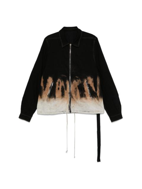 Rick Owens DRKSHDW tie-dye denim jacket