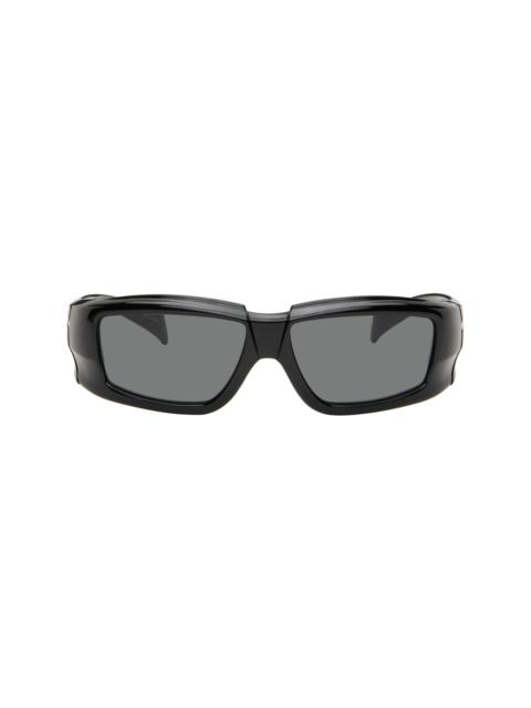Rick Owens Black Temple Rick Sunglasses