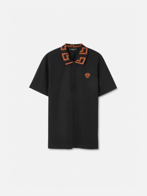 VERSACE Medusa Greca Polo Shirt