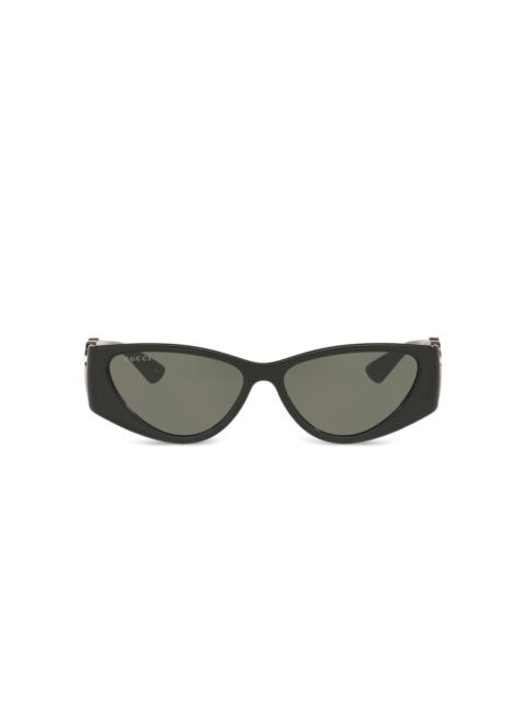 GUCCI GG-logo cat-eye sunglasses