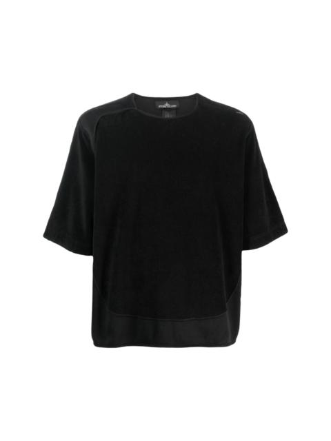 Stone Island Shadow Project terry-cloth panel T-shirt