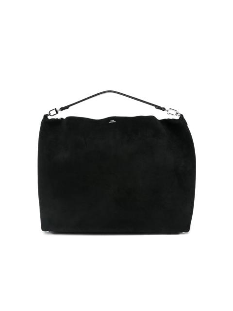 TOTEME bevel suede shoulder bag