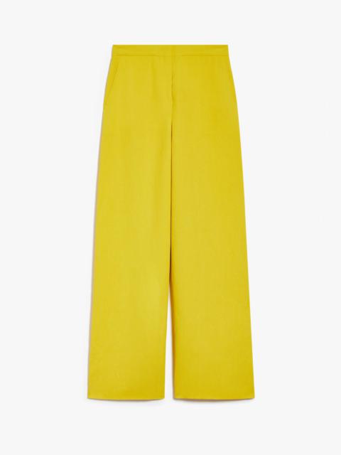 Max Mara Flowing viscose and linen trousers