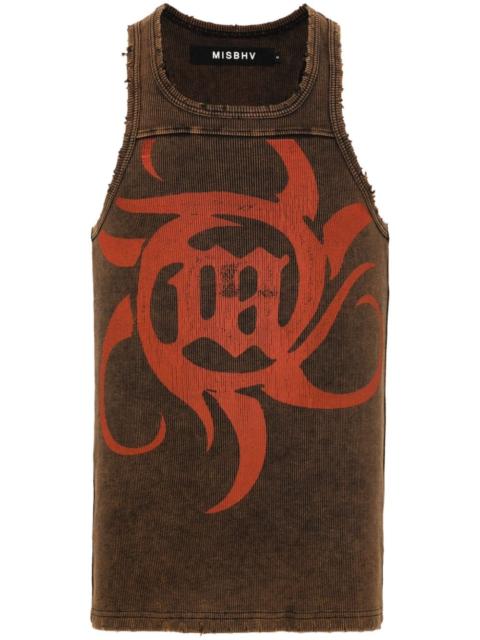 MISBHV graphic-print top