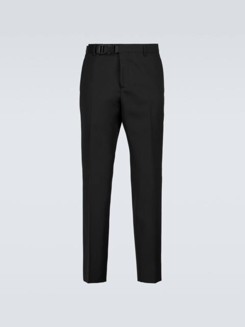 Prada Buckled wool pants