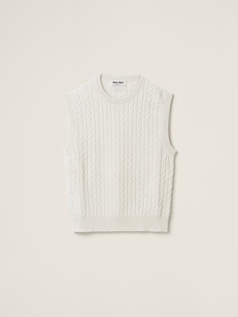 Miu Miu Cashmere knit vest