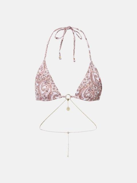 BANANHOT Enzo paisley bikini top
