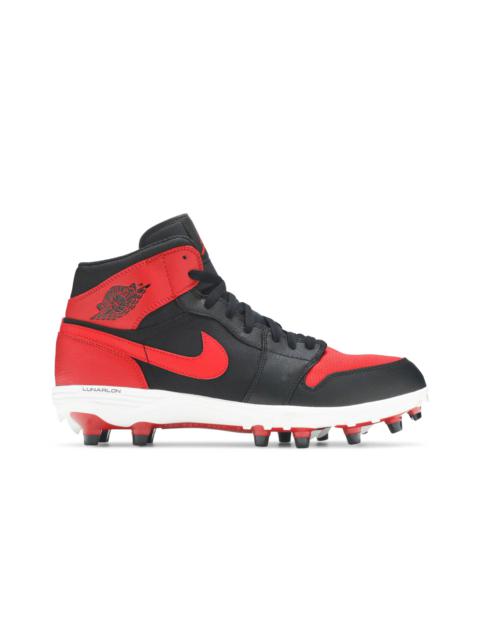 Jordan 1 Mid TD Cleat 'Bred'